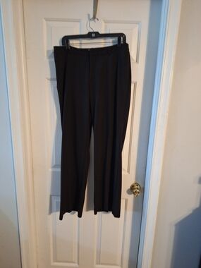 Womens Classic Black Dress Pants - Tailored Fit
